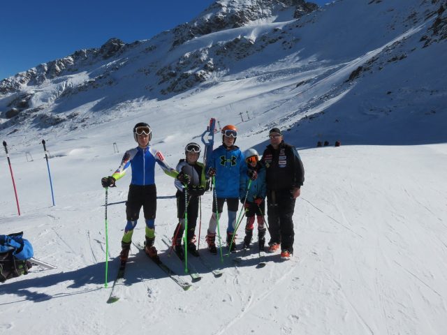 Trening na glečeru Kaunertal